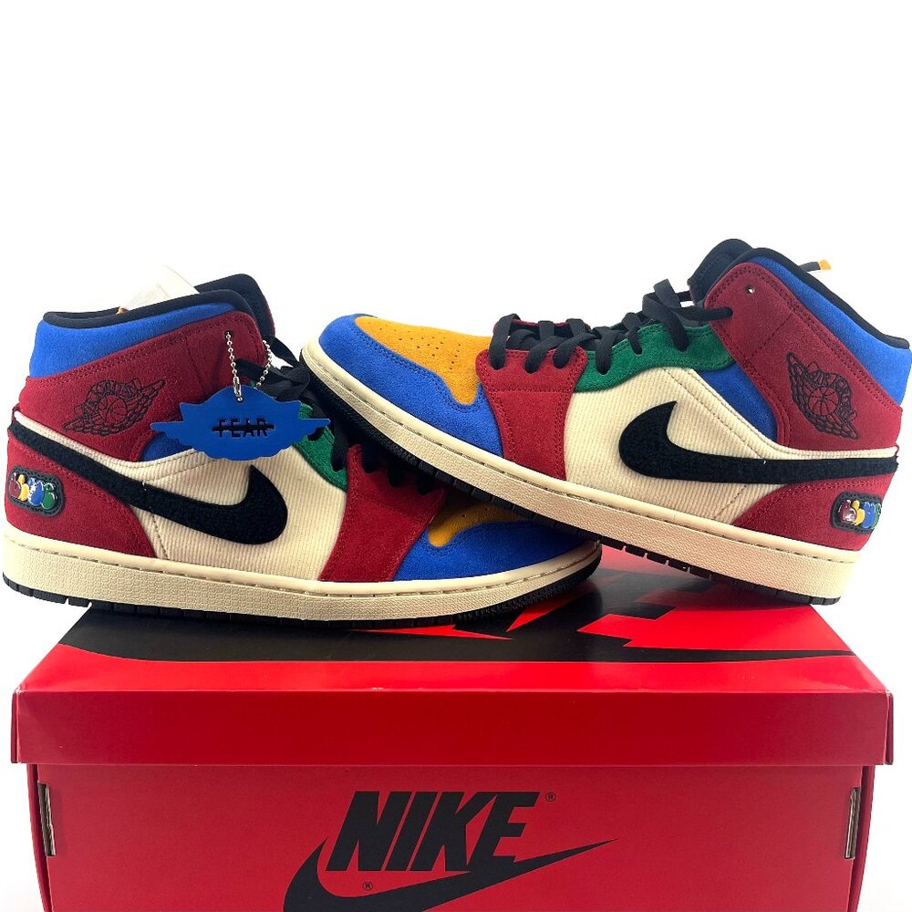 Blue The Great x Air Jordan 1 Mid 'Fearless'